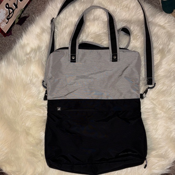 Eddie Bauer Handbags - Eddie Bauer Black Tote Bag